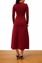 Casasola Sport Stretch-Knit Midi Dress Size 40UK8