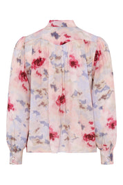 Liza Silk Blouse - Cloud