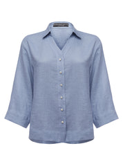 3/4 Sleeve Linen Shirt