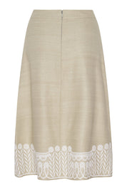 Sara Silk Midi Skirt - Sage