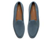 Sagan Classic Loafers in Thunder Blue Asteria Suede