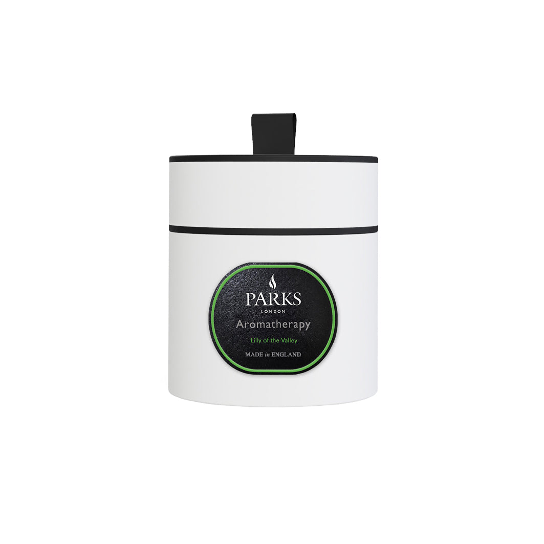 AROMATHERAPY 220G LLY OF THE VALLEY CANDLE