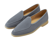 Stride Loafers in Thunder Blue Glove Suede Natural Sole