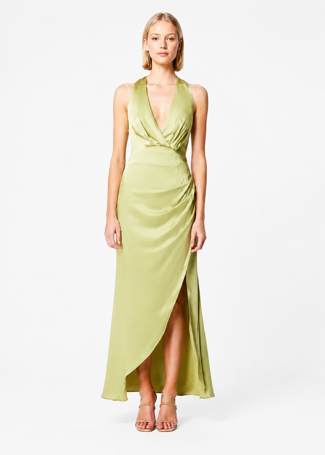 Elliatt Maxi Dress - Avocado Size M/UK10