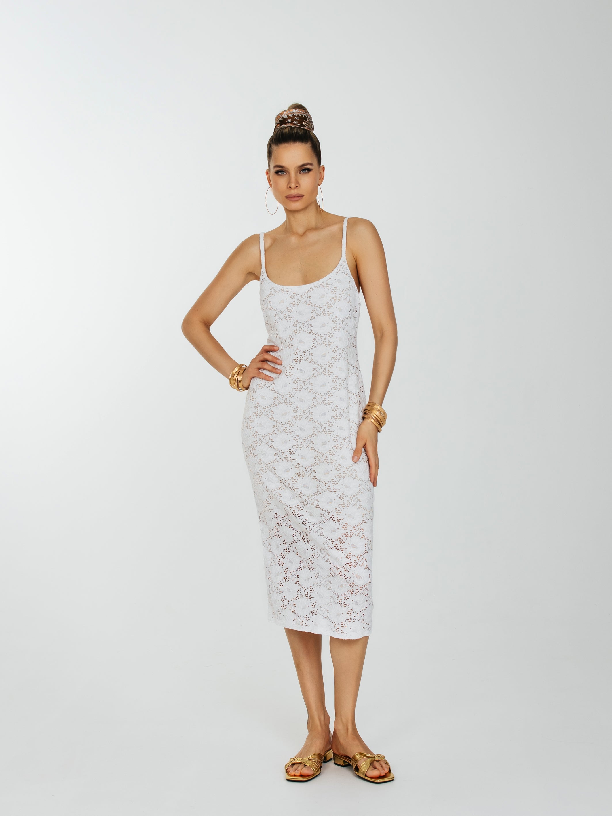 Bodycon Midi Dress - Size S