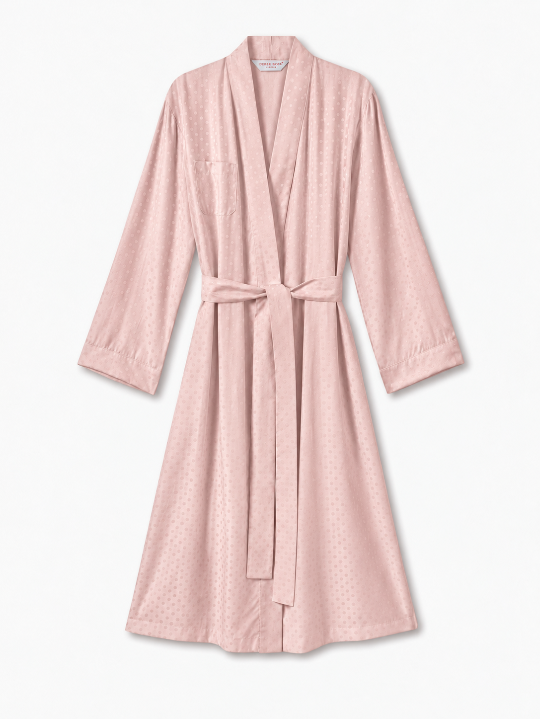 Derek Rose Women's Pink Gown - Size S