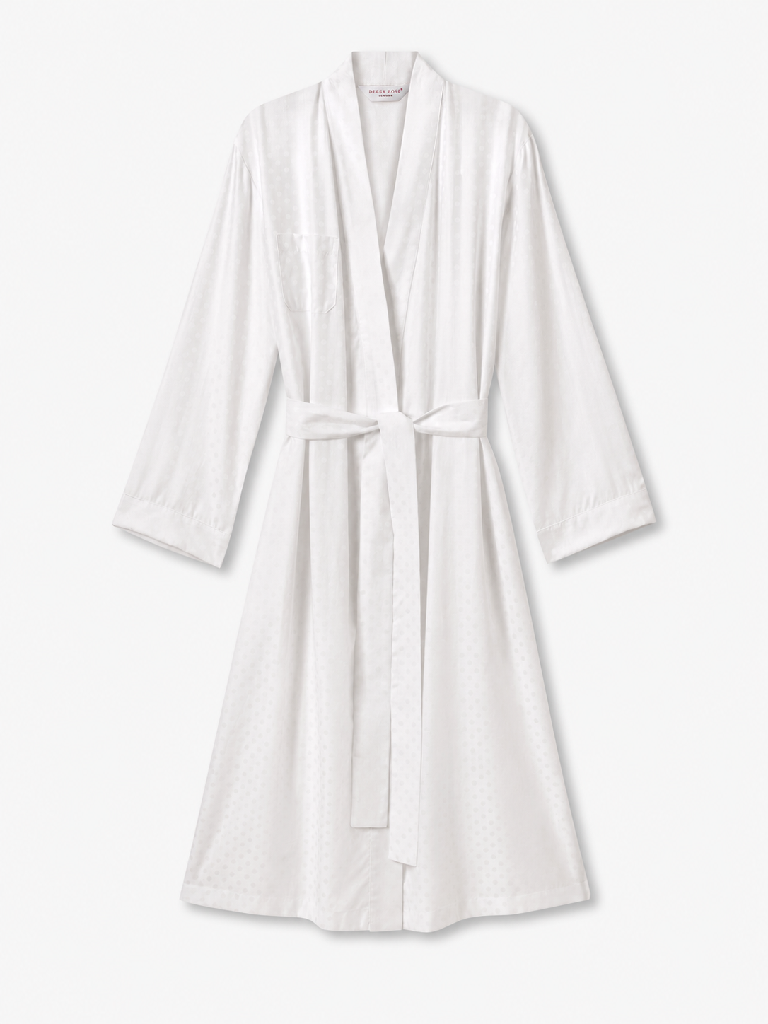 Derek Rose Women's White Gown