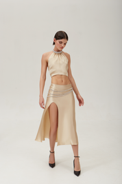 Laetitia Skirt Nué Champagne