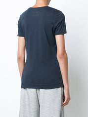 Dark Slate Gray PIMA COTTON SLEEVE CREWNECK T-SHIRT