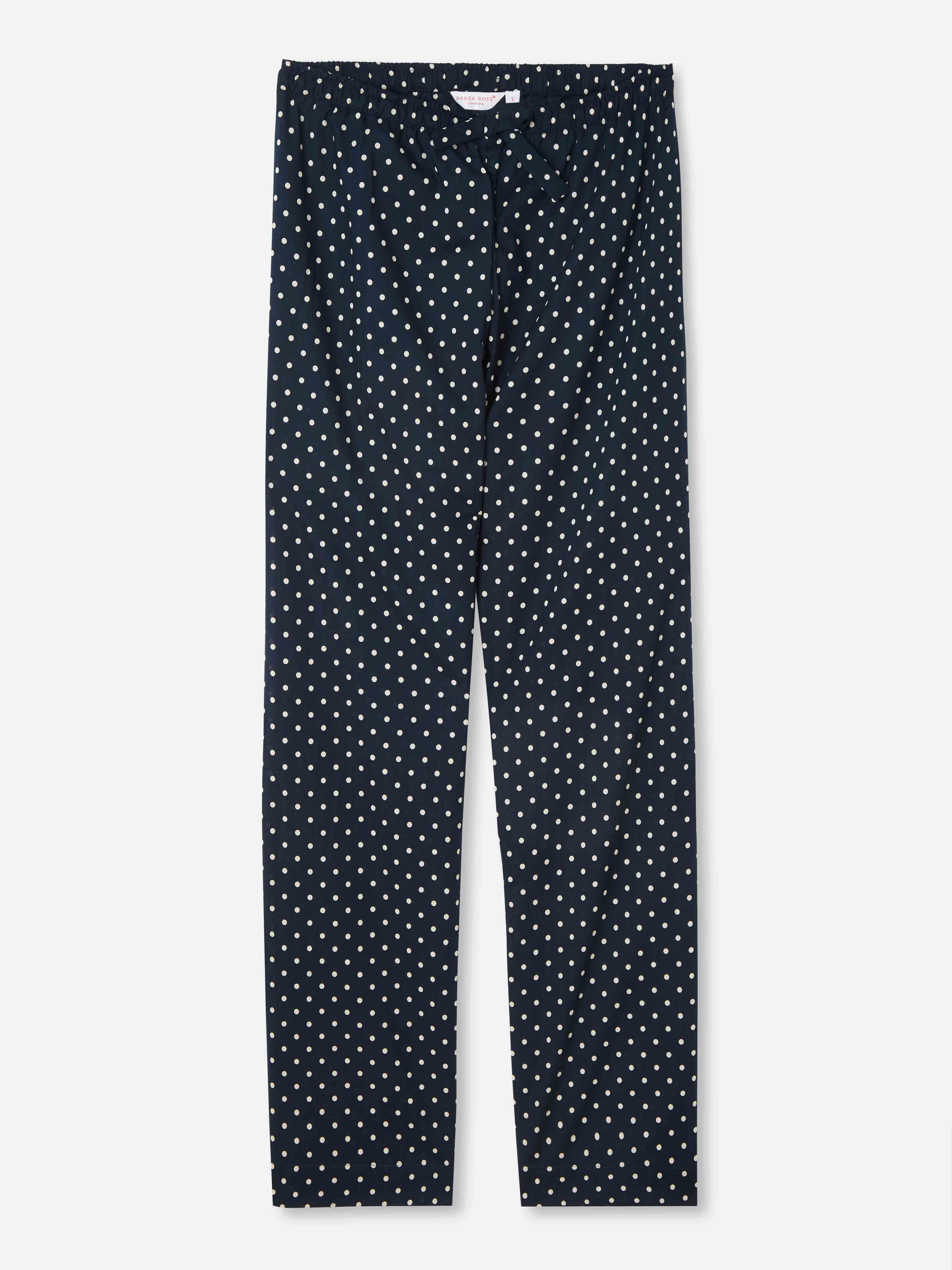 Derek Rose Woven Trousers - Navy Size S