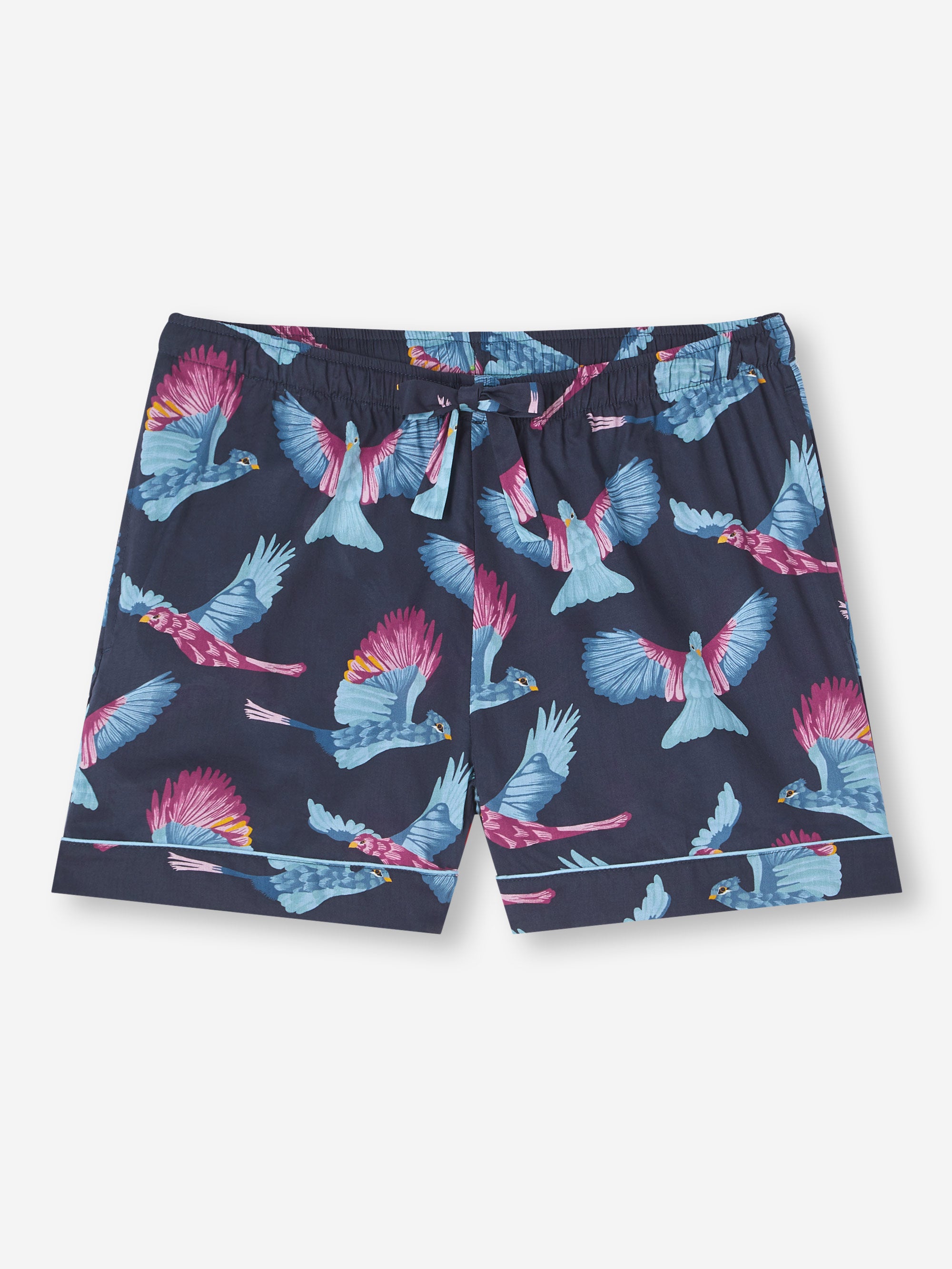 Derek Rose Woven Shorts - Navy Size S