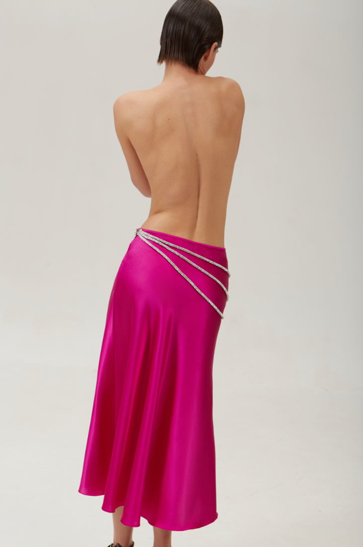 Laetitia Skirt Nué Fuchsia