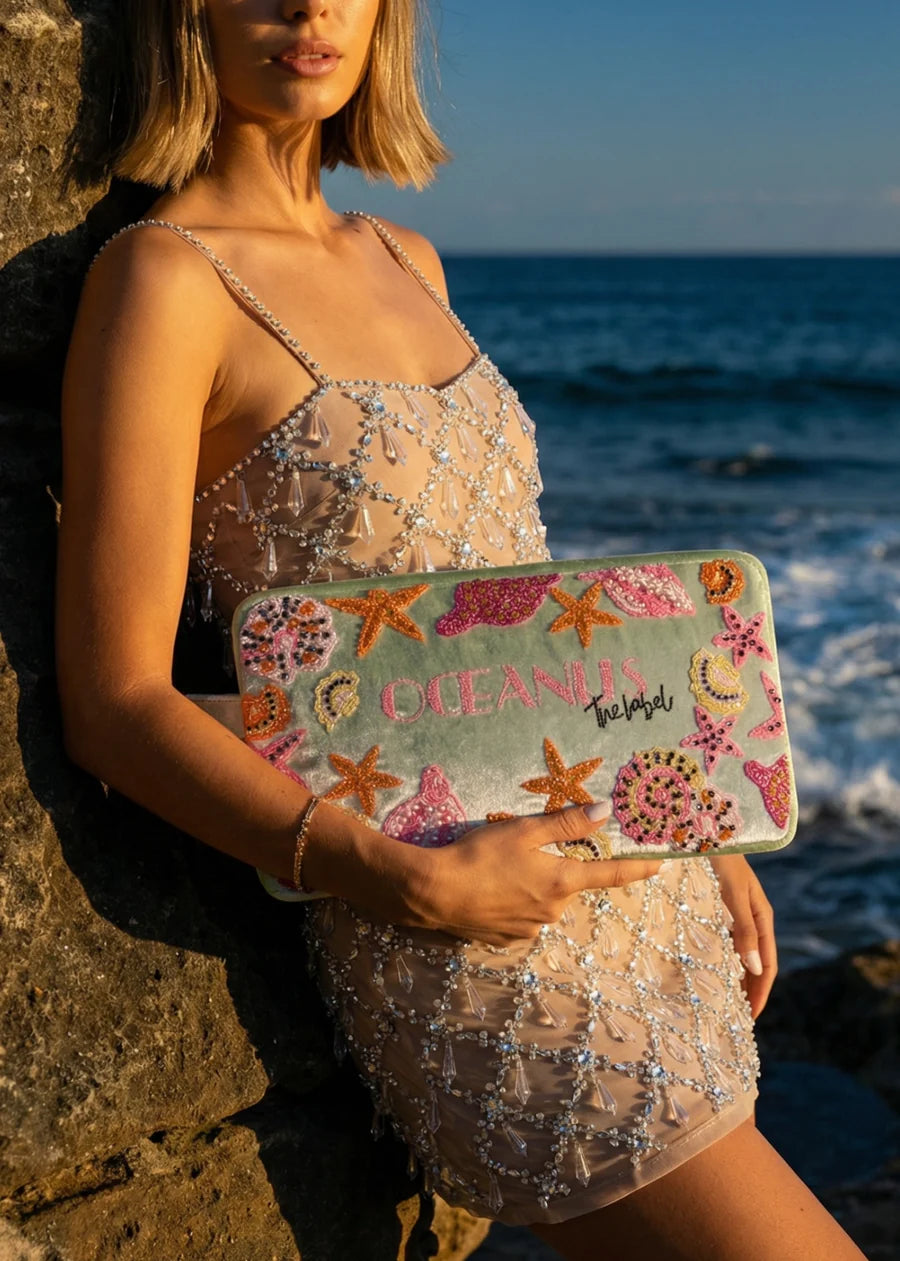 Oceanus  Sea Treasure Beaded Bag