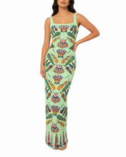 Oceanus Dreamshell Maxi Dress - Green Mint
