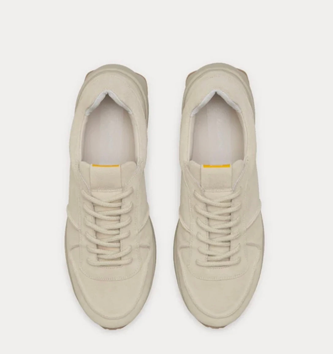 Roscomar beige suede clay sole unisex trainers