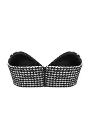 Nué Studio - HOUNDSTOOTH BRALETTE - SAMPLE SALE LONDON 