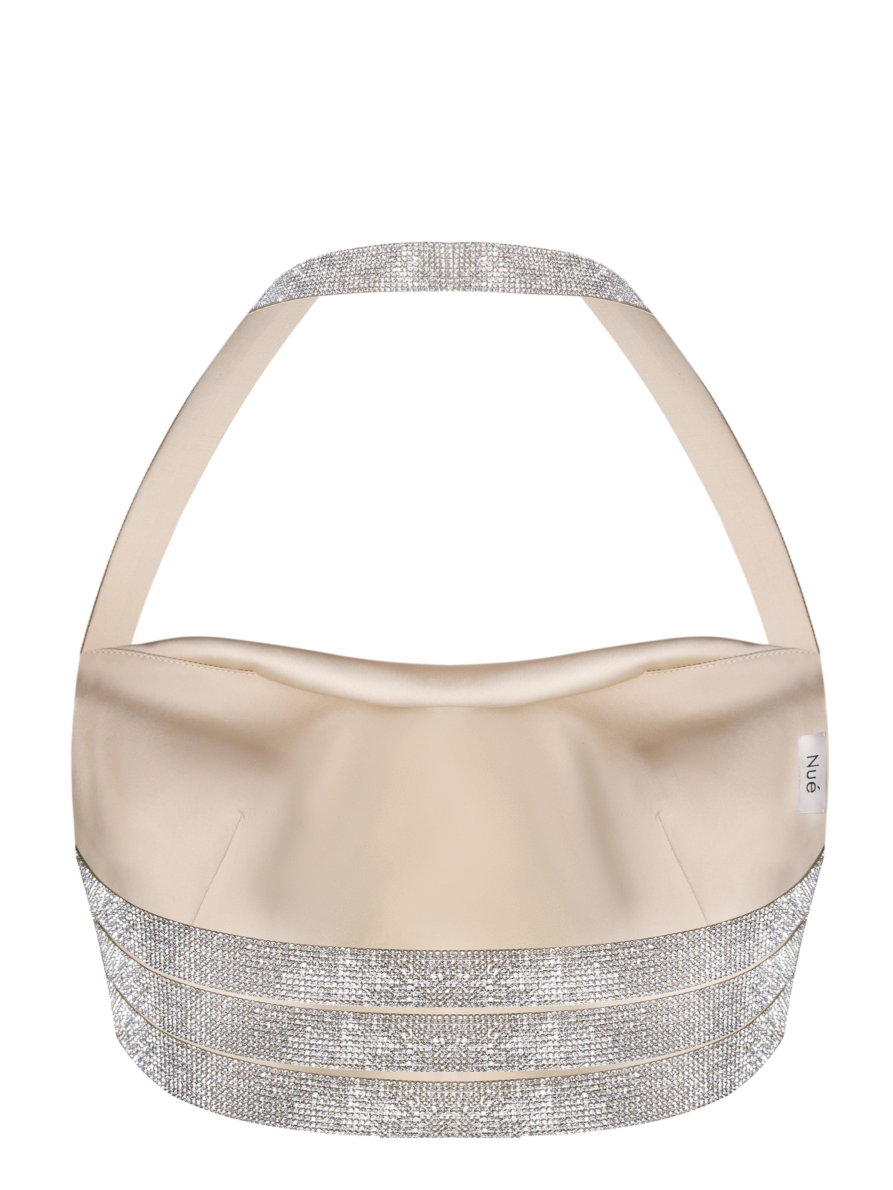 Nué Studio - SILK TOP WITH CRYSTAL RIBBONS - SAMPLE SALE LONDON 