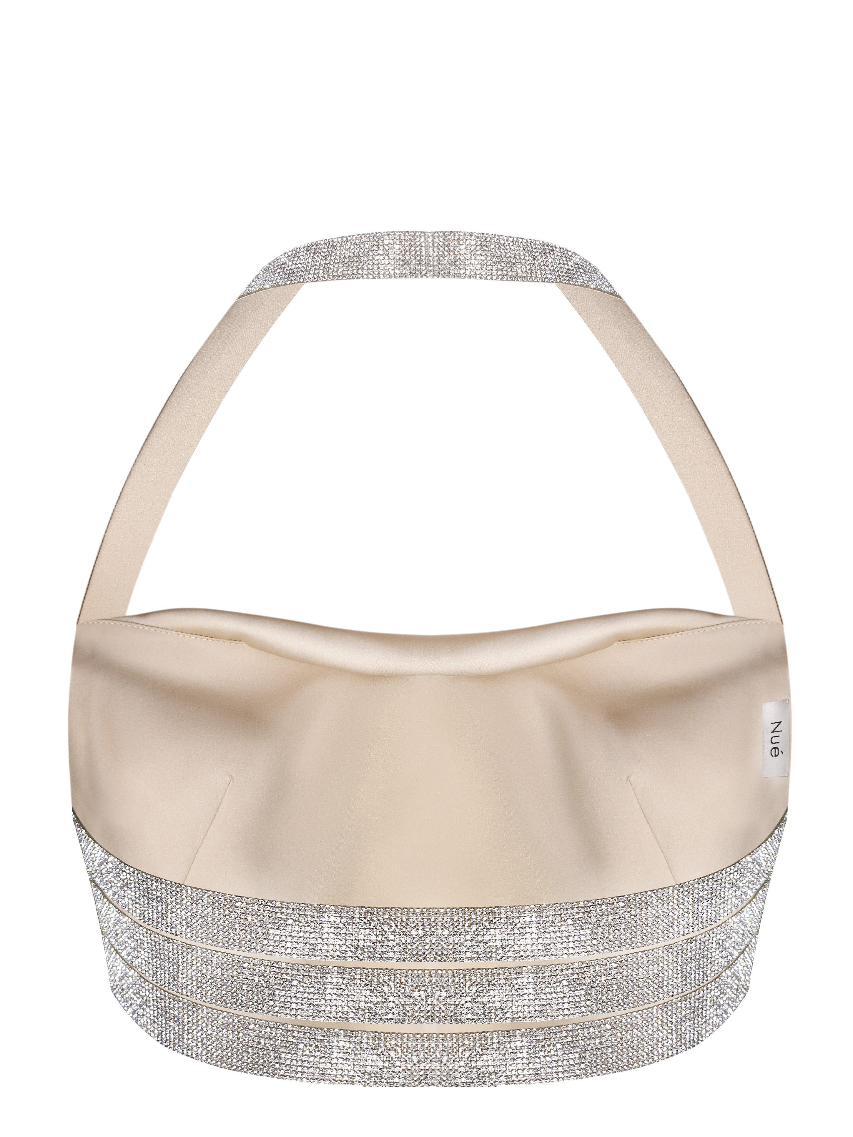 Nué Studio - SILK TOP WITH CRYSTAL RIBBONS - SAMPLE SALE LONDON 