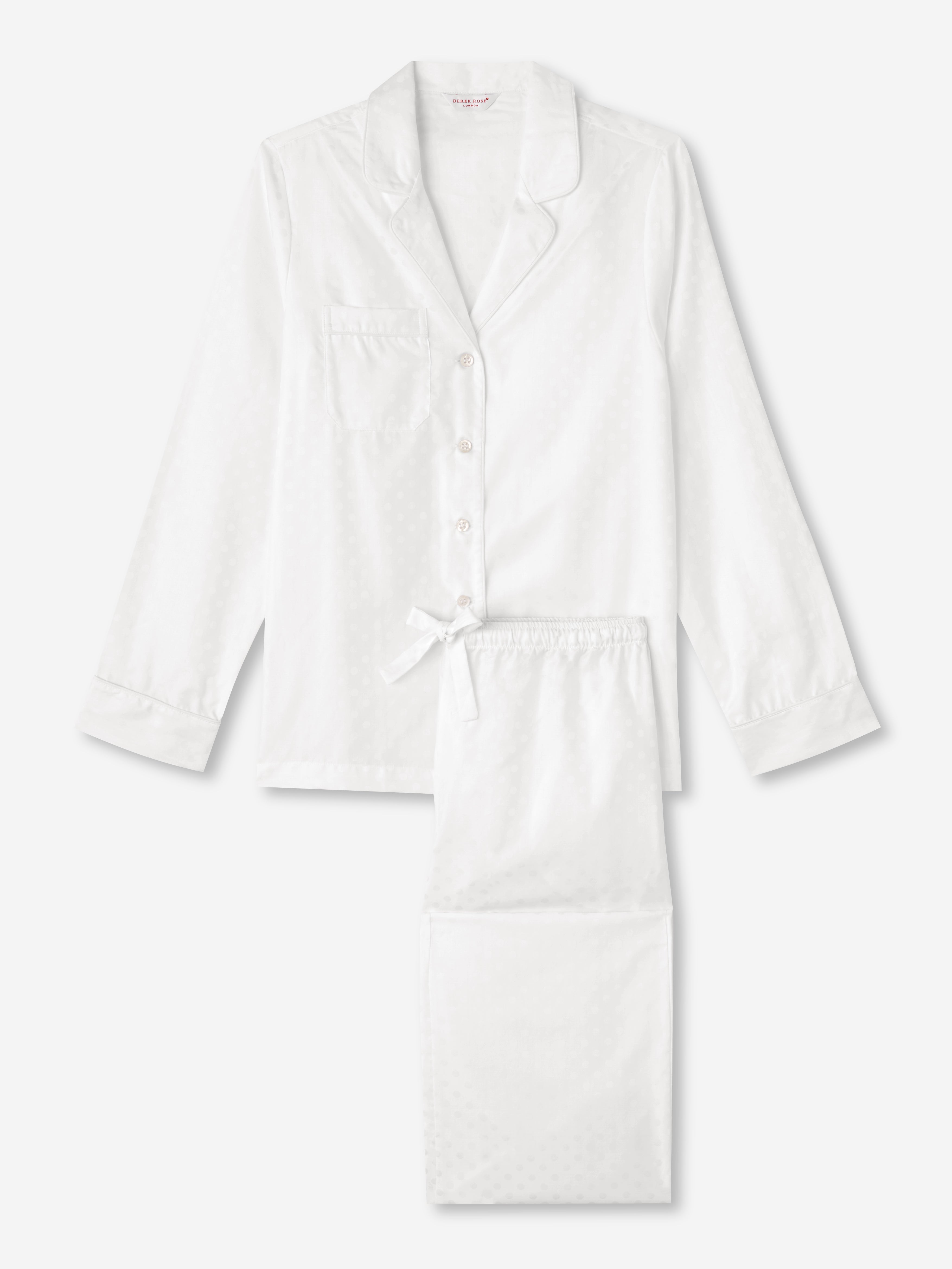 Derek Rose Women's Pyjamas - White