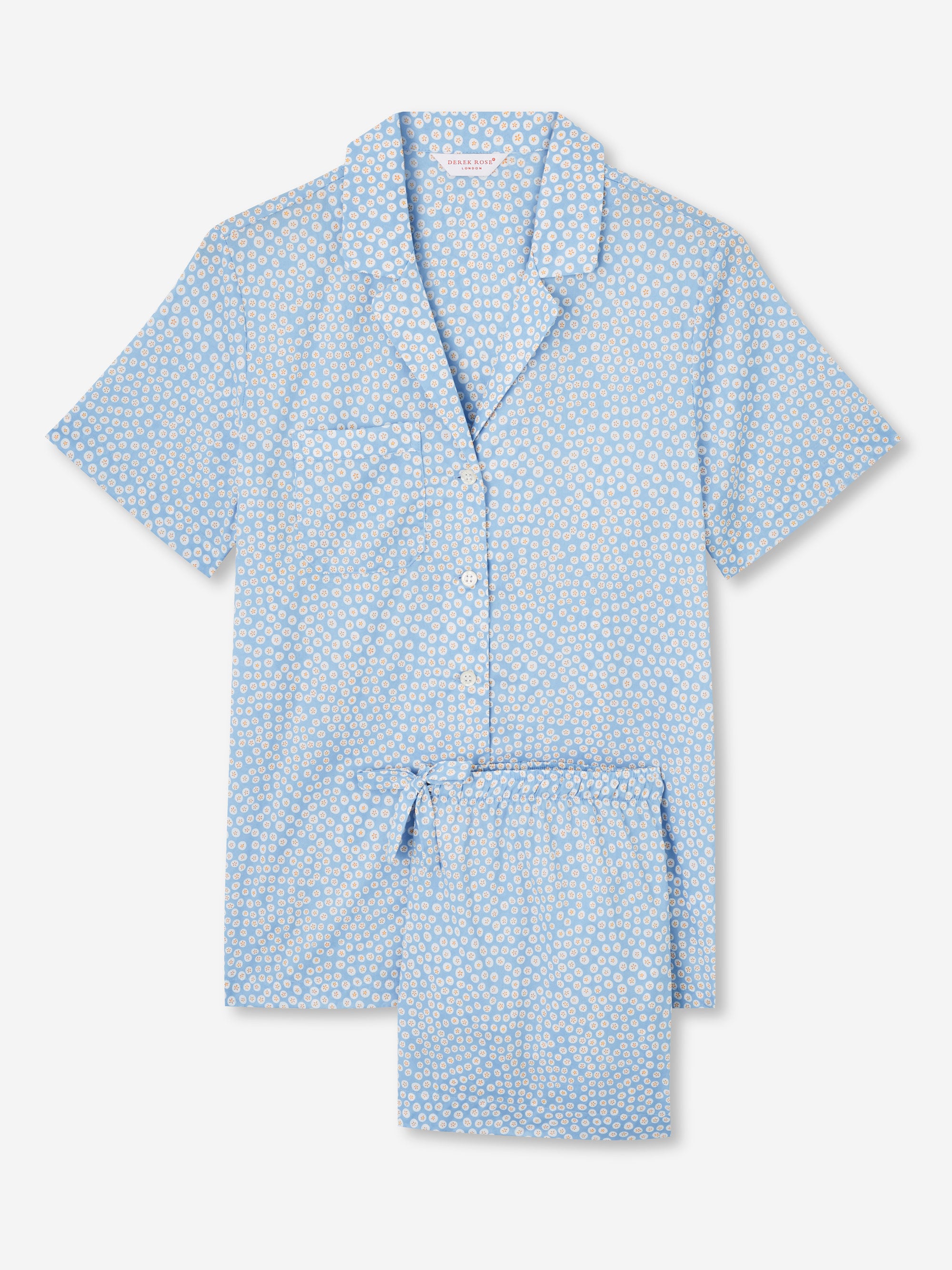 Derek Rose Women's Short Pyjama Set - Size S