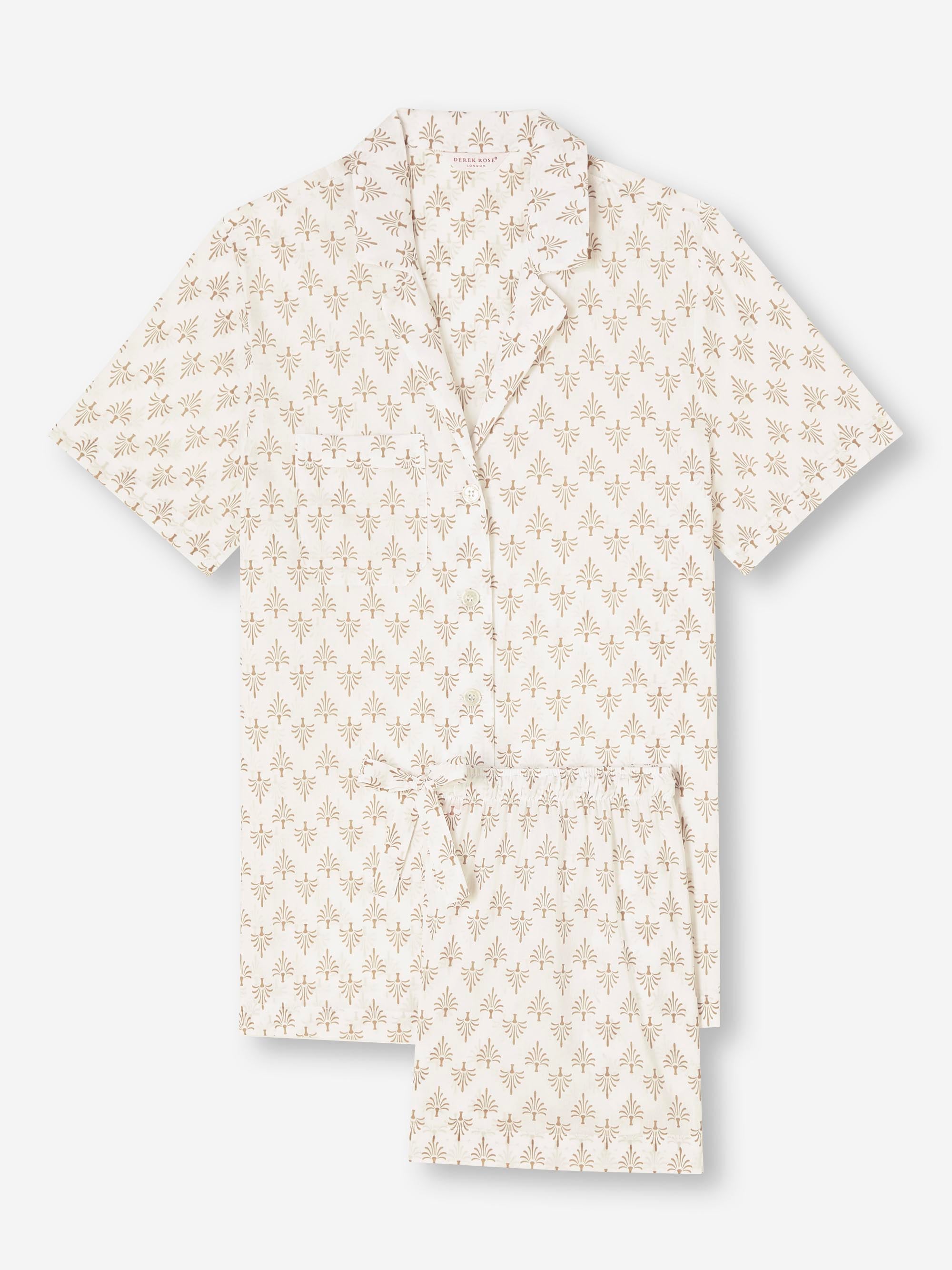 Derek Rose Women's Short Pyjama Set - Size S
