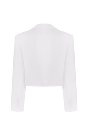Barcode Cropped Blazer
