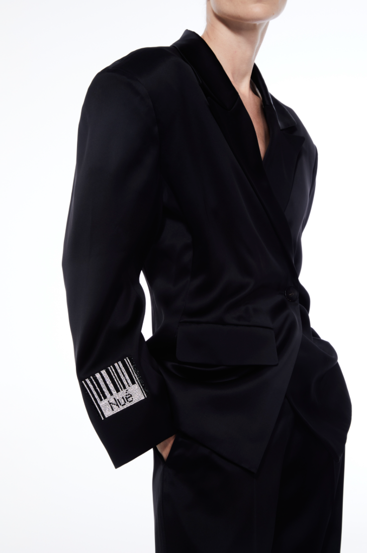Barcode Fitted Blazer
