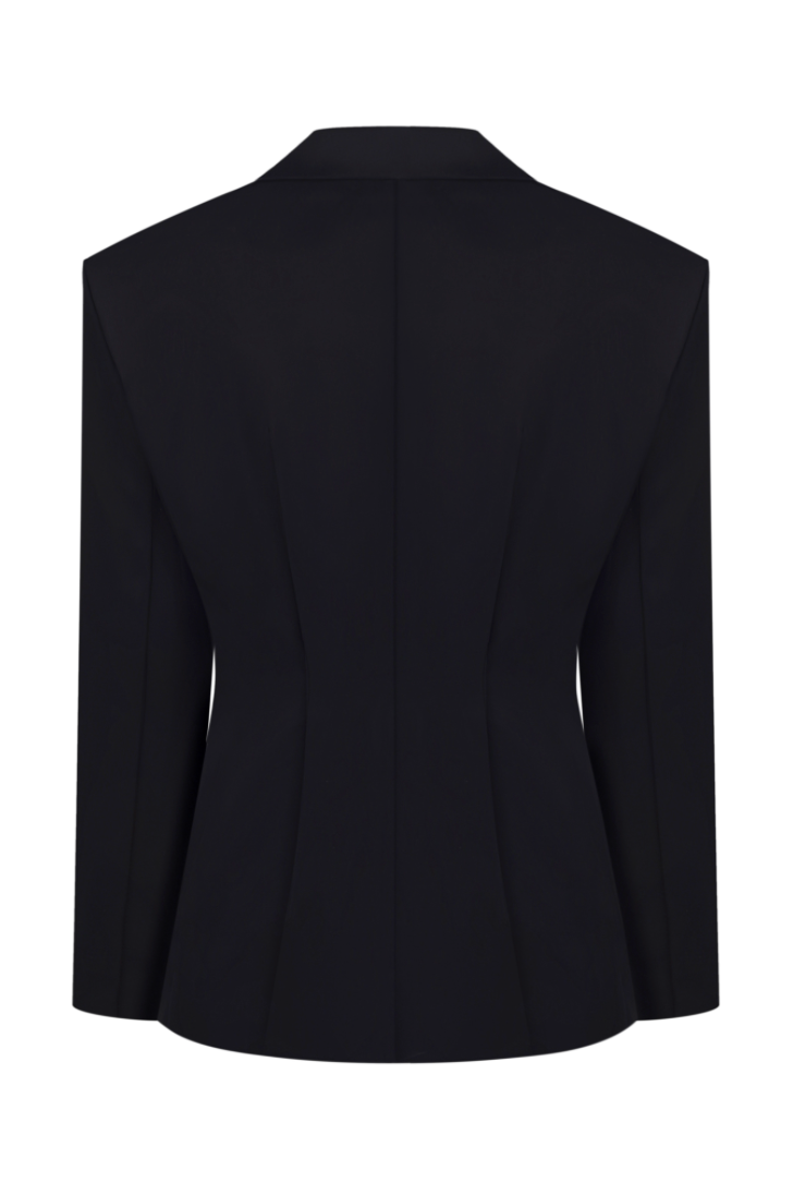 Barcode Fitted Blazer
