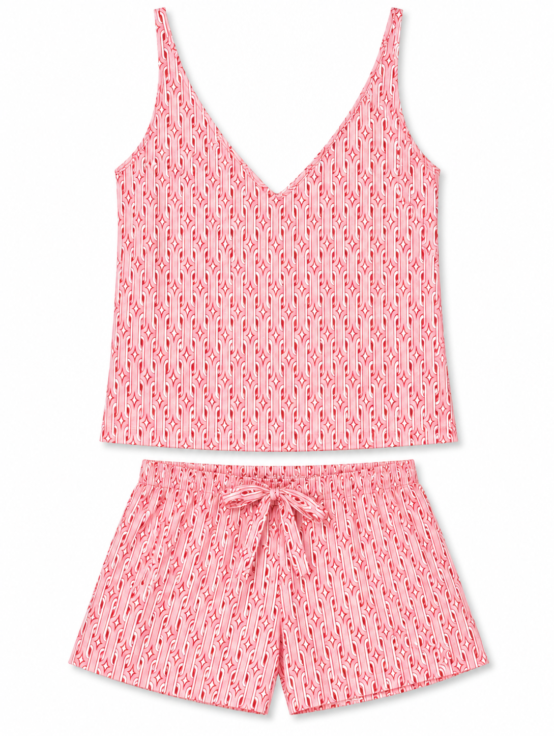Derek Rose Cami Set With Shorts - Pink