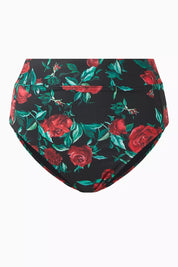 ALEXANDRA MIRO INES BIKINI BOTTOM BLACK ROSE