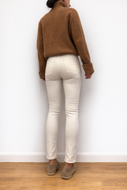 Casasola Cropped High Rise Jeans White