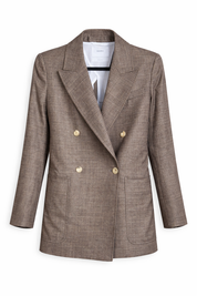 Casasola Silk and Cashmere Double Breasted Jacket IT38/UK6