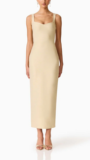 Elliatt Lorna Dress - Ivory Gold Size S/UK8
