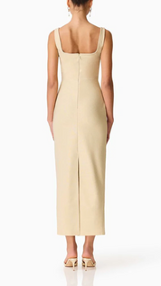 Elliatt Lorna Dress - Ivory Gold Size S/UK8