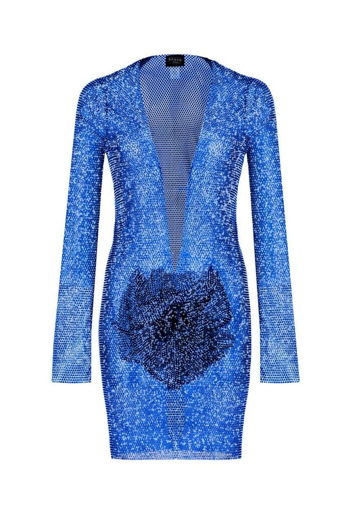 Santa Brands - Sparkle Mini Dress with Flower - SAMPLE SALE LONDON 