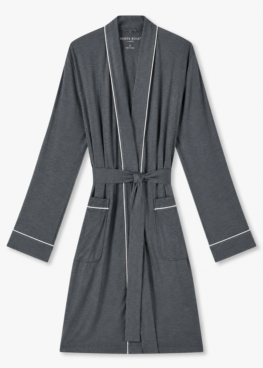 Derek Rose Women's Gown - Charcoal