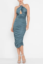 Regina Dress - Teal