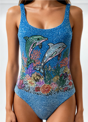 Oceanus Dolphin Swimsuit