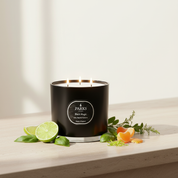 LIME, BASIL & MANDARIN 650G 3 WICK CANDLE