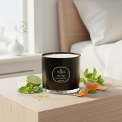 LIME, BASIL & MANDARIN 650G 3 WICK CANDLE