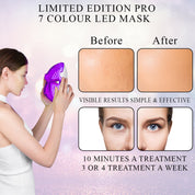 Limited Edition Pro 7 Colour LED Face & Neck Mask