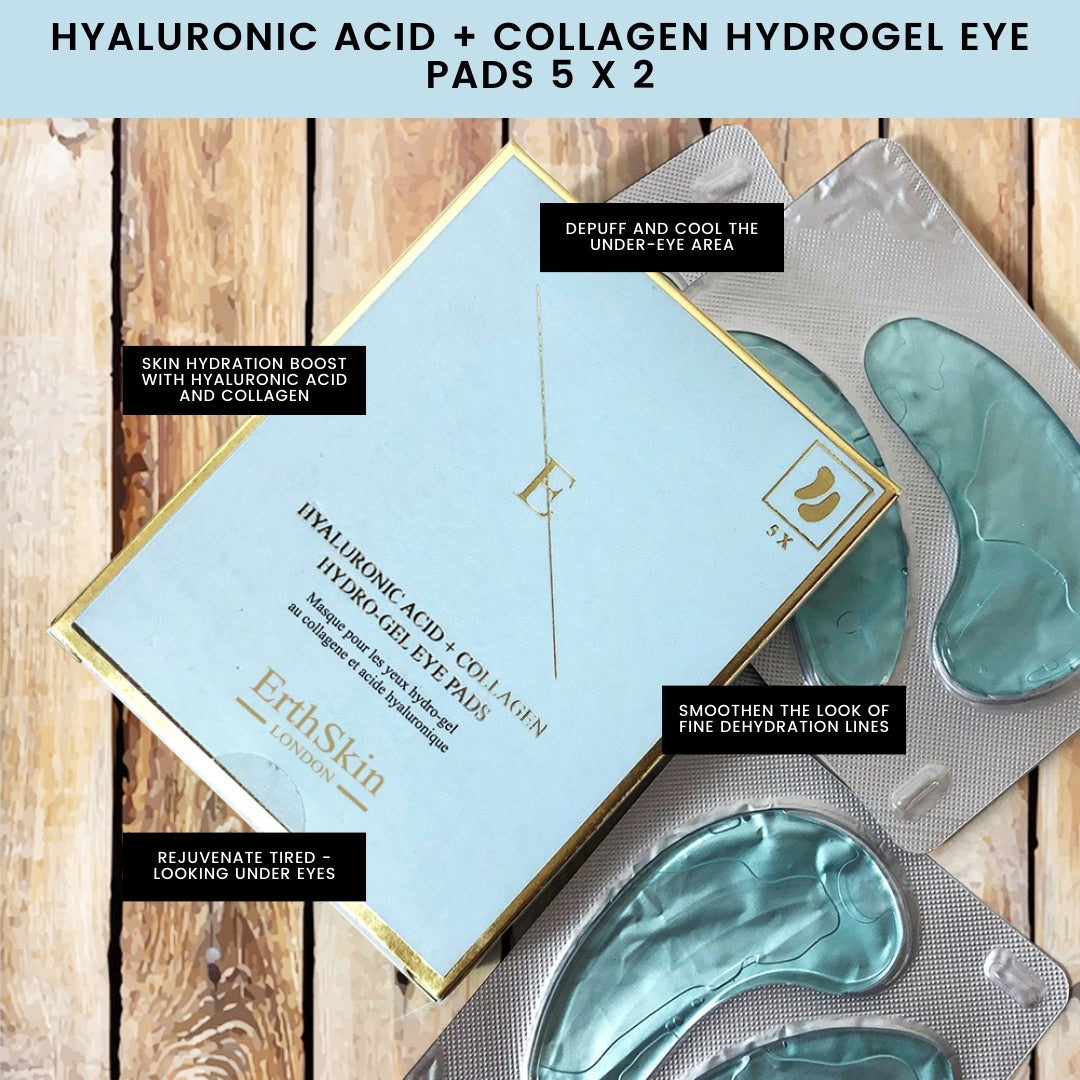 Hyaluronic acid and Collagen Hydro-Gel Eye Pads 5 x 2