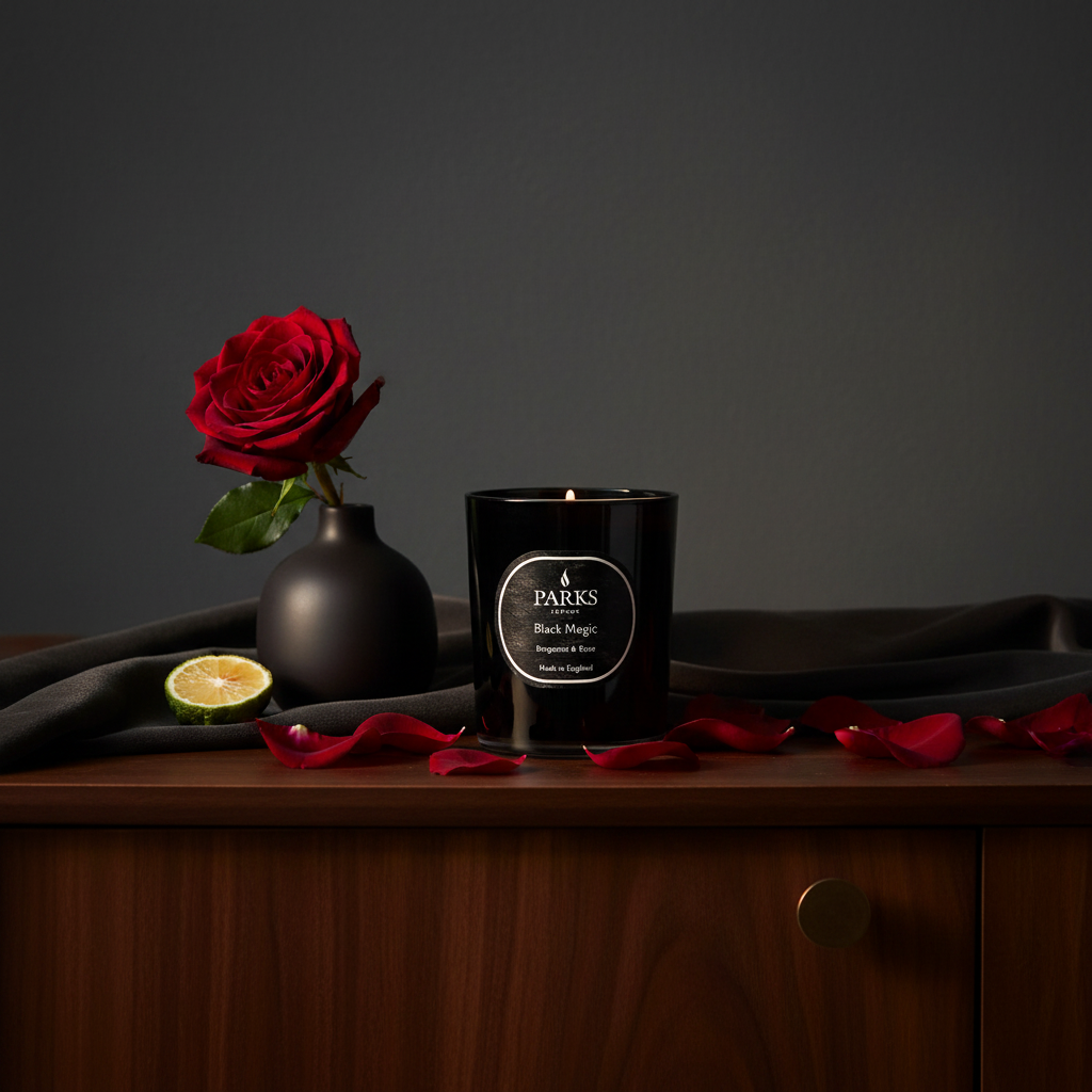 BERGAMOT & ROSE 1 WICK CANDLE 180G