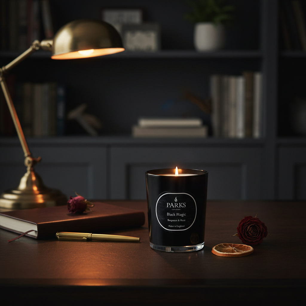 BERGAMOT & ROSE 1 WICK CANDLE 180G
