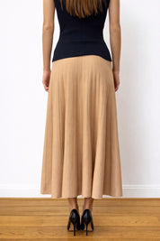 Casasola maxi knitted ribbed sample skirt uk6-8