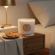 PEACH & AMYRIS 650G 3 WICK CANDLE
