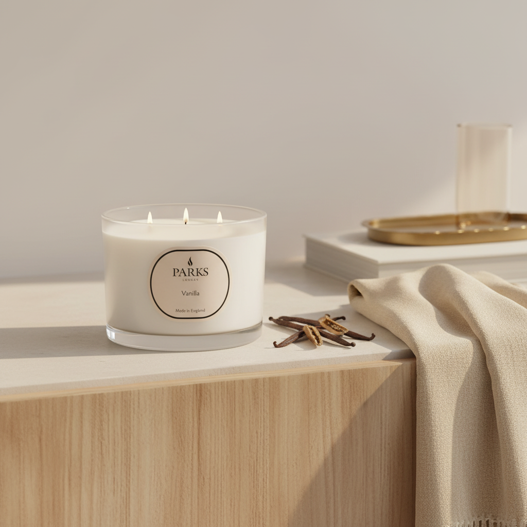 VINTAGE AROMATHERAPY VANILLA 350G 3 WICK CANDLE