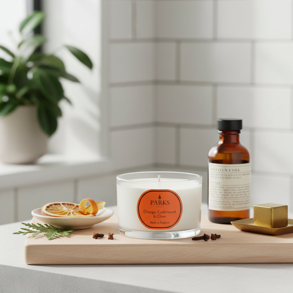 ORANGE, CEDARWOOD & CLOVE CANDLE 70G