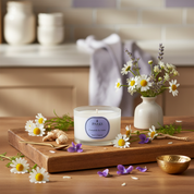 CAMOMILE AND VIOLET TRAVEL CANDLE 70G