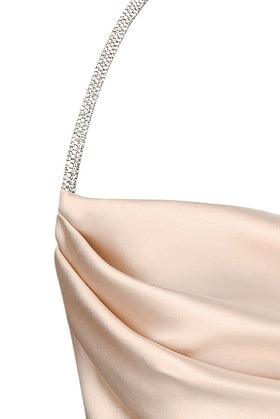 Nué Studio - SILK TOP WITH CRYSTAL CORD - SAMPLE SALE LONDON 